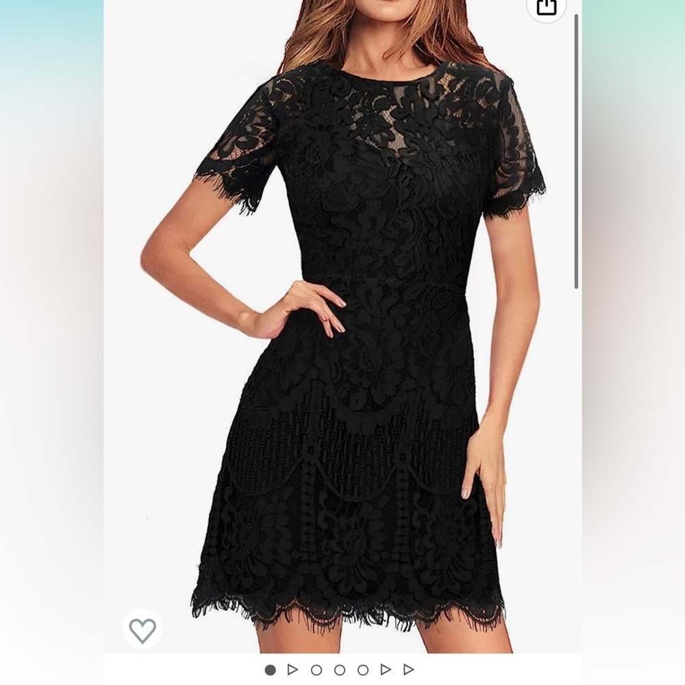 Lace cocktail dress